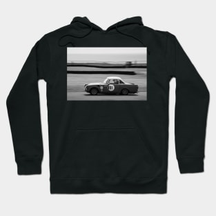 Historic Racing Classic Motorsport Alpha Romeo B&W Hoodie